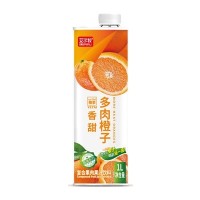 艾爾牧多肉橙子復合果肉果汁飲料1L