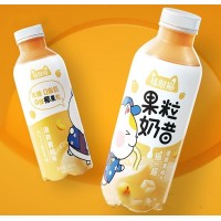 福財貓果粒奶昔清爽黃桃味