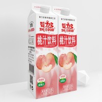智力多桃汁果粒果汁飲料980g