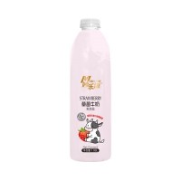 妙樂(lè)添草莓牛奶乳飲品1.08L