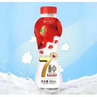 禹眾不彤粒粒福報(bào)益生菌草莓果粒牛奶450ml