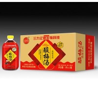 三九酸梅湯風(fēng)味飲料1L×12瓶