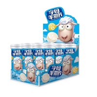 字母羊奶片壓片糖果原味16