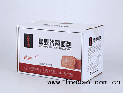 岱香園黑麥代餐面包箱裝