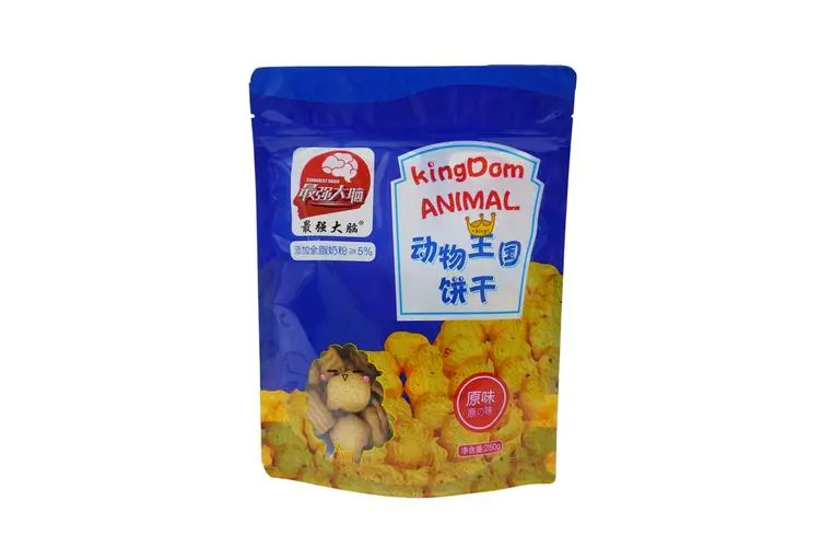 最強(qiáng)大腦動(dòng)物王國(guó)餅干酥性餅干原味100g