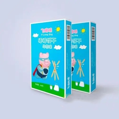 飛豬俠棒棒餅干牛奶味48g箱裝