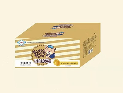 藍莓華夫蛋糕箱裝