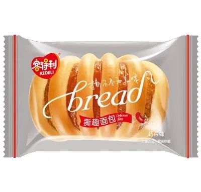 客得利香橙味撕趣面包稱重
