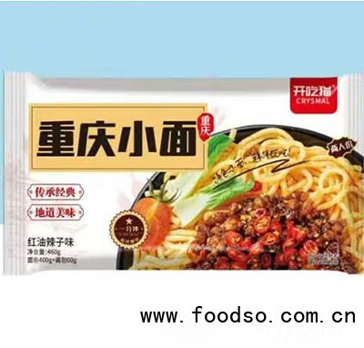 開吃貓重慶小面紅油辣子味460g