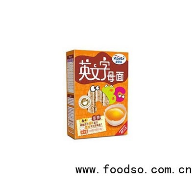 愛(ài)貝滋蛋黃英文字母面