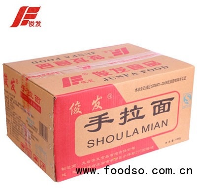 俊發(fā)手拉面箱裝