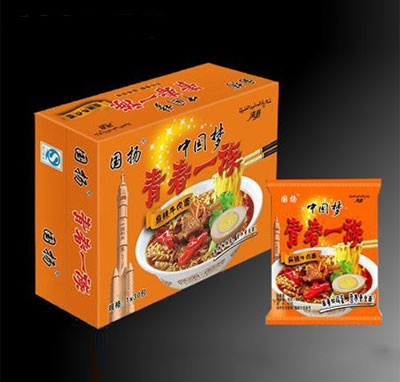 國楊青春一族麻辣牛肉味面72g