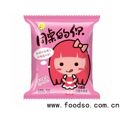 開心回憶點脆面-川辣牛肉味