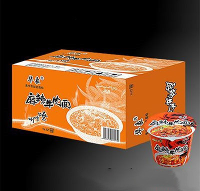 華象麻辣牛肉面桶