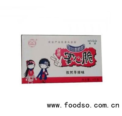 胖老總迷你掌心脆孜然羊排味方便面干脆面