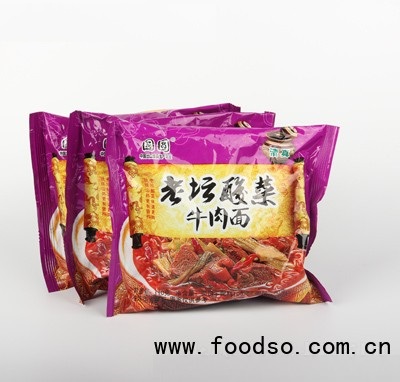 國圓清真老壇酸菜牛肉面110g