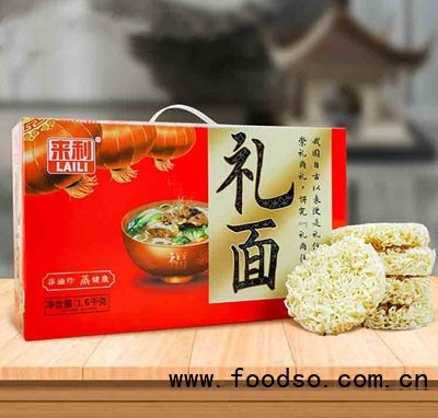 東莞石龍來利禮面非油炸方便面