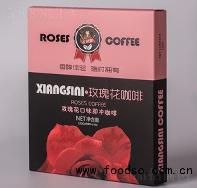 香斯妮盒裝咖啡玫瑰咖啡120克