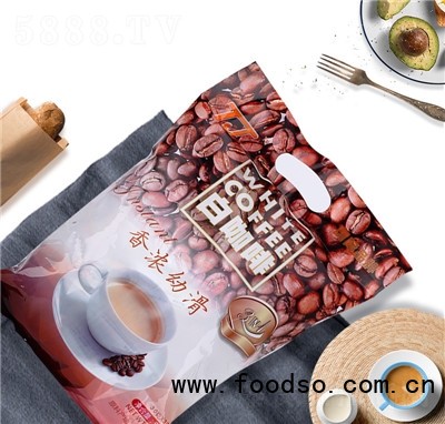 挺佳速溶固體飲料沖飲品早餐代餐家用商用貨源白咖啡粉三合一