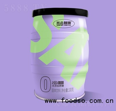 賽品咖啡2合1風(fēng)味咖啡無(wú)蔗糖固體飲料100克提神防困送禮品