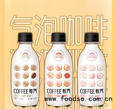 益可滋氣泡咖啡310克