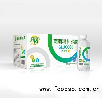 開適葡萄糖補水液風(fēng)味飲料檸檬味480ml×15功能飲品批發(fā)代理