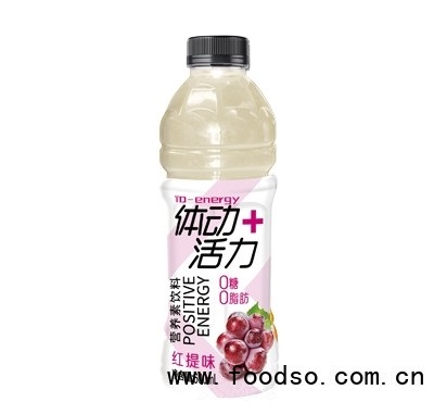 體動(dòng)活力營(yíng)養(yǎng)素飲料葡萄味功能飲料600ml辦公室飲品招商