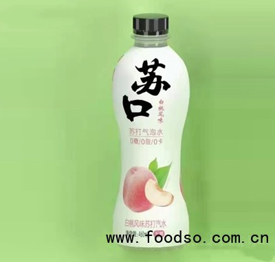 蘇口白桃風(fēng)味蘇打氣泡水（瓶）