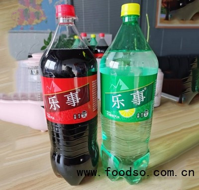 樂事可樂汽水+檸檬味汽水2L夏季飲品招商
