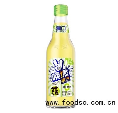 喚燃果汽菠蘿味果汁汽水玻璃瓶汽水
