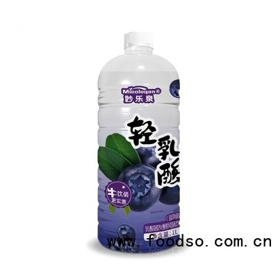 妙樂泉輕乳酸藍(lán)莓味乳酸菌發(fā)酵風(fēng)味飲品1L