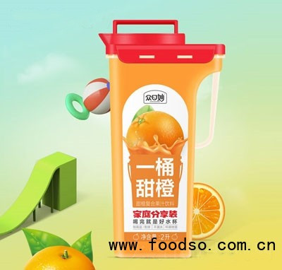 眾口妙一桶甜橙果汁飲料2L