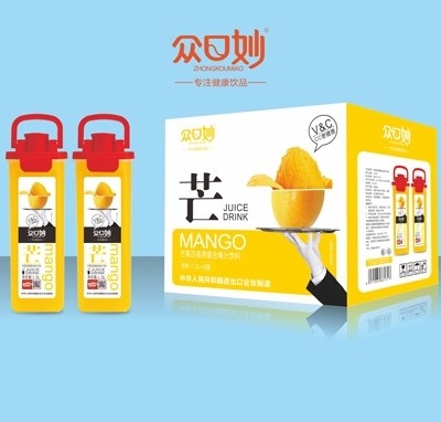眾口妙芒果百香果復合果汁