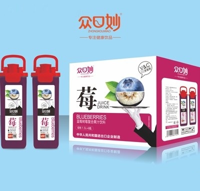 眾口妙藍(lán)莓樹莓復(fù)合果汁飲
