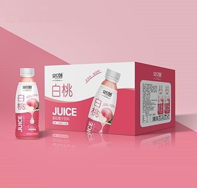 眾口妙白桃果粒果汁飲料50