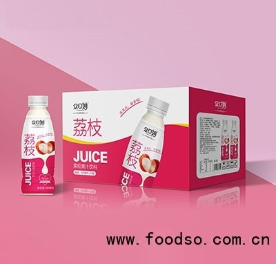 眾口妙荔枝果粒果汁飲料50