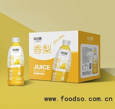 眾口妙香梨果粒果汁飲料1.