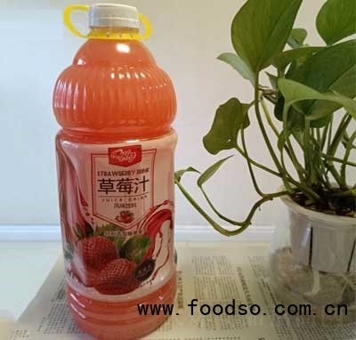 心悅動(dòng)草莓汁風(fēng)味飲料果肉