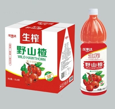 樂事達(dá)生榨山楂汁1.5Lx6