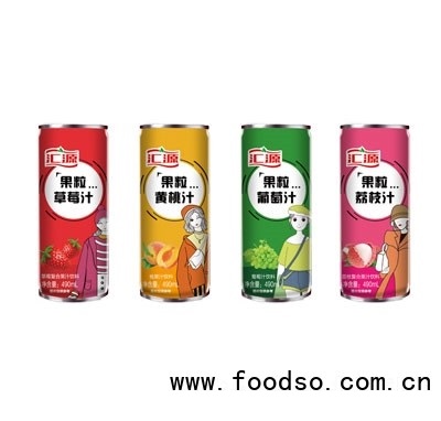 匯源果粒果汁飲品490ml