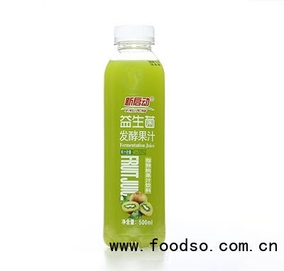 新啟動(dòng)益生菌發(fā)酵果汁獼猴桃果汁飲料500ml