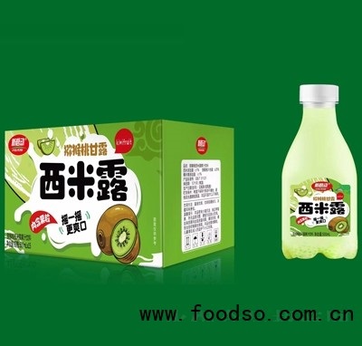 新啟動(dòng)獼猴桃甘露西米露果汁飲料500mlX15整箱網(wǎng)紅