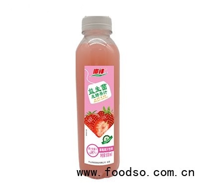 椰祥益生菌發(fā)酵果汁草莓果汁飲料500ml