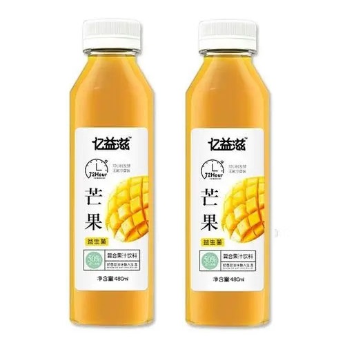 億益滋芒果復(fù)合果汁飲料480ml（瓶）