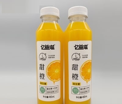 億益滋甜橙復(fù)合果汁飲料480ml（瓶）