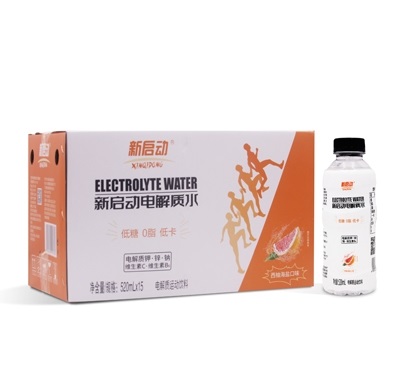 新啟動(dòng)電解質(zhì)運(yùn)動(dòng)飲料520mlX12瓶西柚海鹽味夏季飲品招商代理