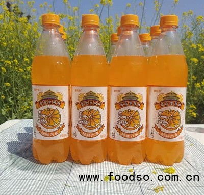 碧升泉老北京風味桔味汽水碳酸飲料500ml飲品招商代理