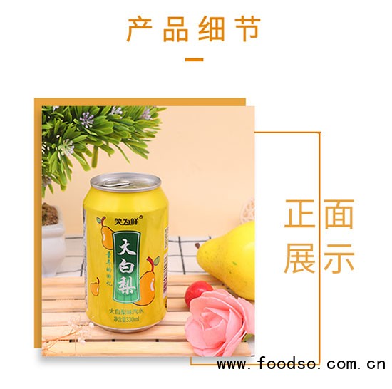 笑為鮮大白梨汽水 笑為鮮大白梨汽水