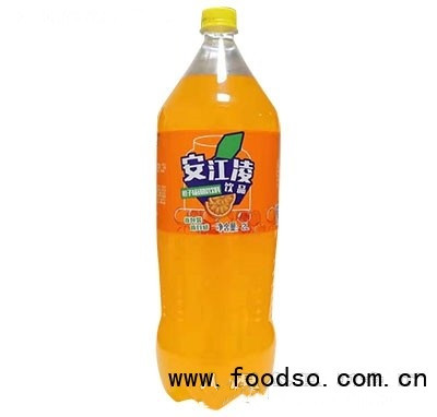 安江凌橙子味碳酸飲料2L