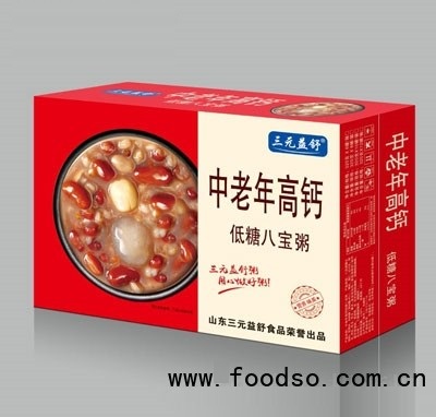 三元益舒中老年高鈣低糖八寶粥